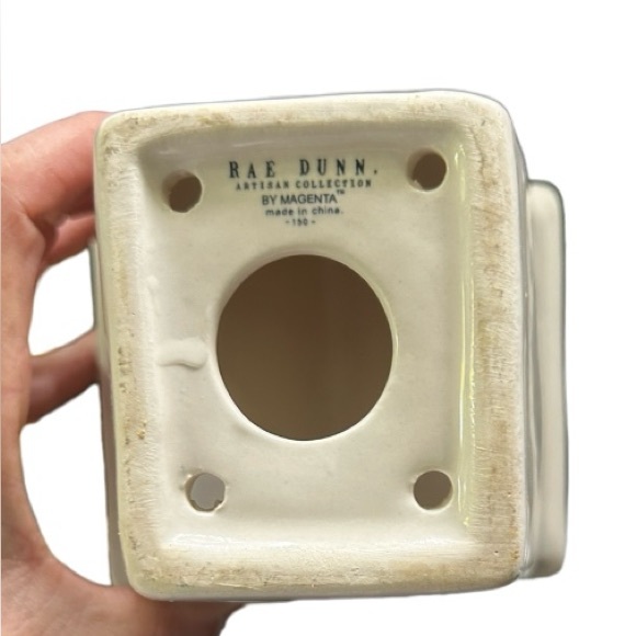 🪺RAE DUNN!! “PERCH” CERAMIC BIRDHOUSE!! SUPER CUTE!! GREAT CONDITION! - Picture 5 of 13